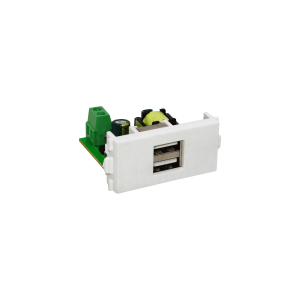 Modulo 2-USB-AH 5V 2,0A 2000mA 10W 100-240VAC p/Multimedia FQ1-FQ2-FQ3