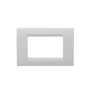 KALOP Placa Civil 3-Puestos Blanco Tapa 3-Modulos 122x82mm KL/KS40710
