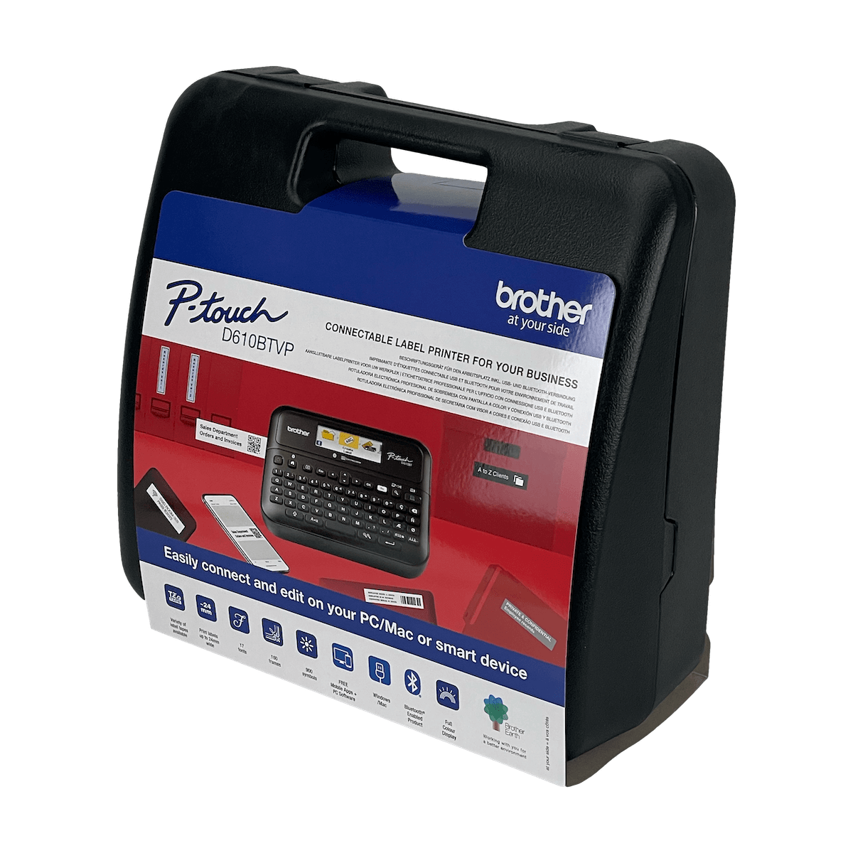 BROTHER QWERTY Rotuladora USB/Indep TZ3.5-24mm inc-Trafo opcion/6-AA - Imagen 9
