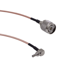 CRC9-M-90º a .TNC-Macho RG174 Cable Coaxial 20cm