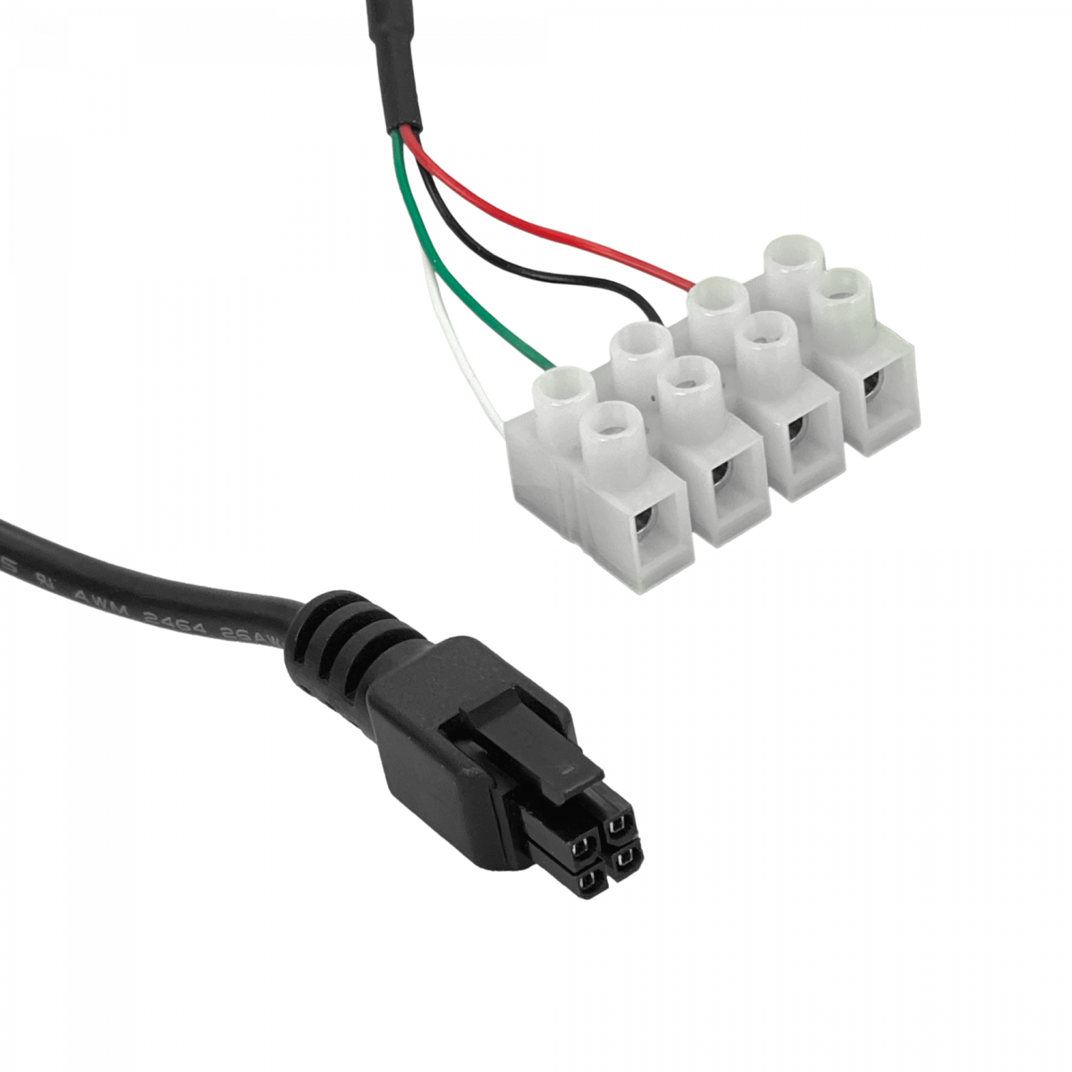 TELTONIKA Cable Poder 193-200cm Microfit-2x2 c/regleta 4-pin PR2FK20M