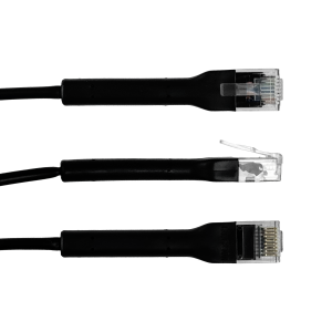UBIQUITI Negro 30cm Cable Cat6 RJ45 0,3mt U-Cable-Patch-0.3M-RJ45-BK