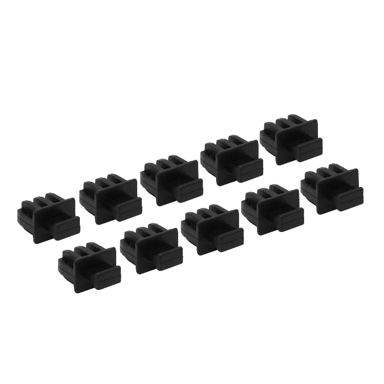 10-unidades Tapa para SFP Plastica Negra Cubre-Puerto-SFP