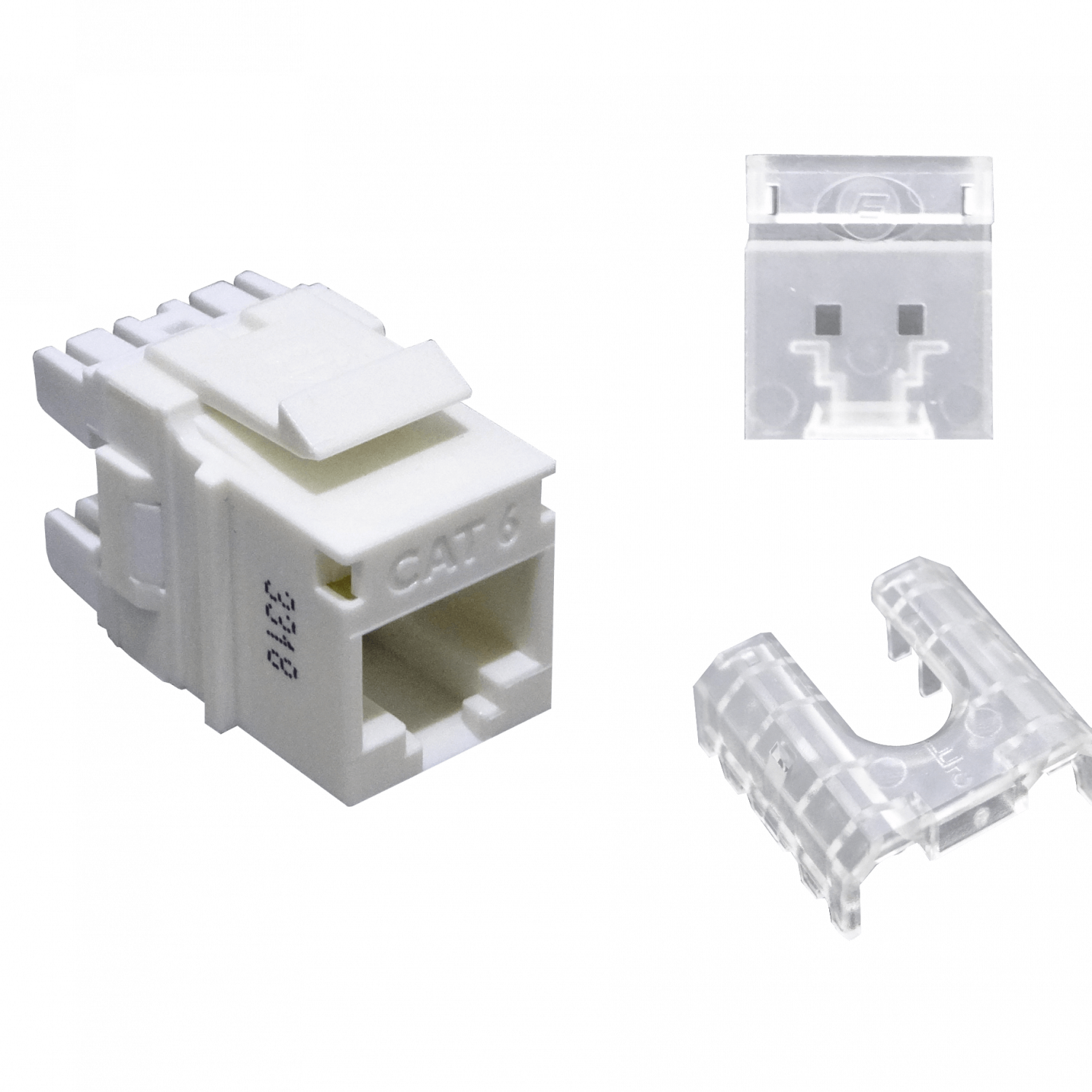 FURUKAWA Premium Blanco Cat6 UTP Gigalan Keystone Hembra RJ45 35060601 - Imagen 4