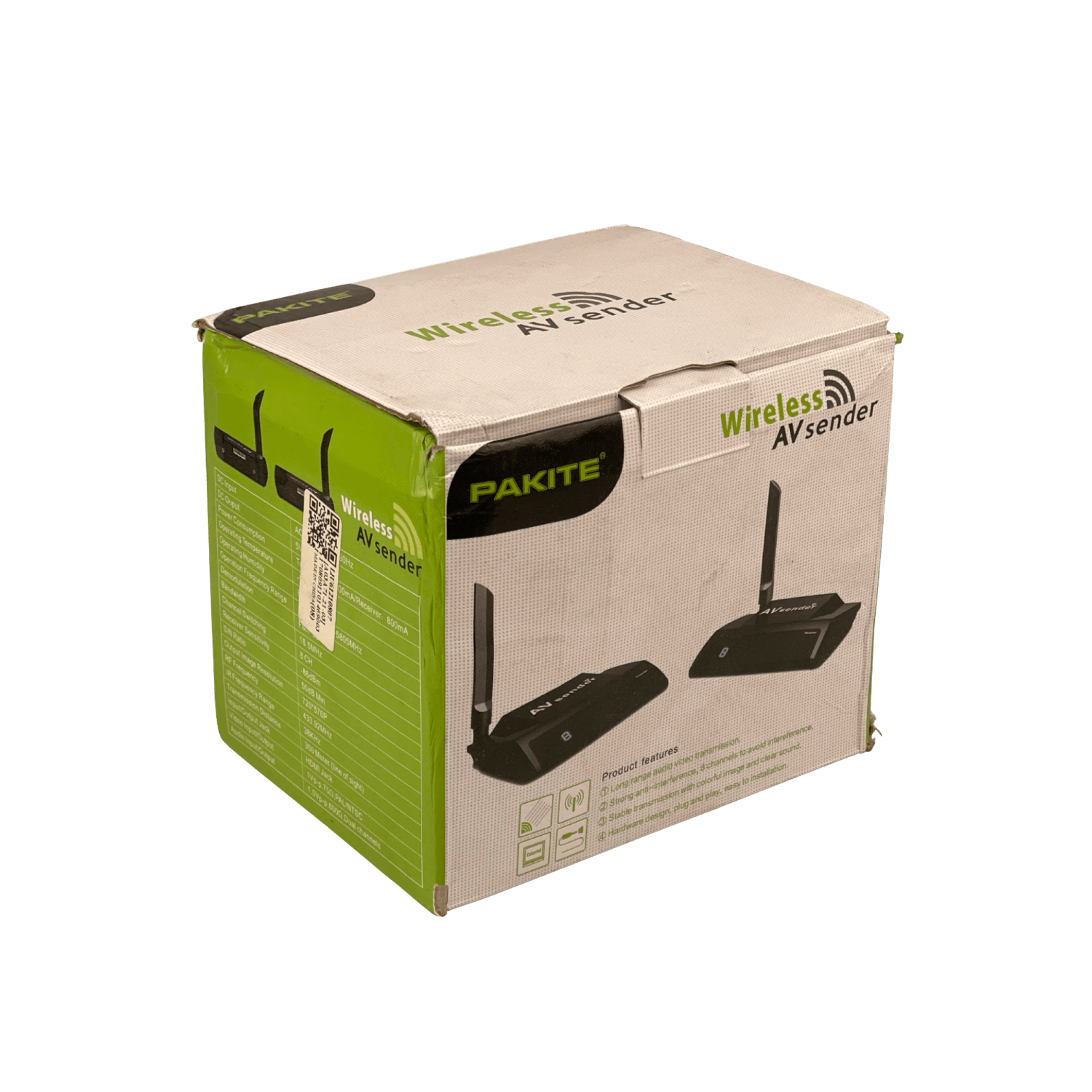 Kit HDMI 300mt inalambrico HDMI-1-In/2-Out Ant-fija 5,8GHz inc-5Vdc