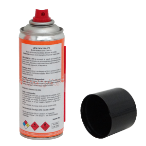 Spray Limpiador de Contactos 180gr Solvente Aceite Grasa