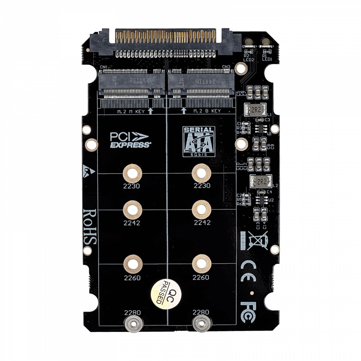 Adaptador M.2 SSD a U.2 SFF-8639 1-NVME 1-NGFF - Imagen 3