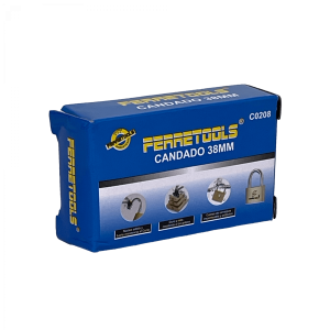 FERRETOOLS Candado 38mm Tres-Llaves-19mm C0208