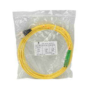 3mt LC/APC-FC/UPC MonoModo SM Duplex Jumper Cable Fibra 9/125um 3mm
