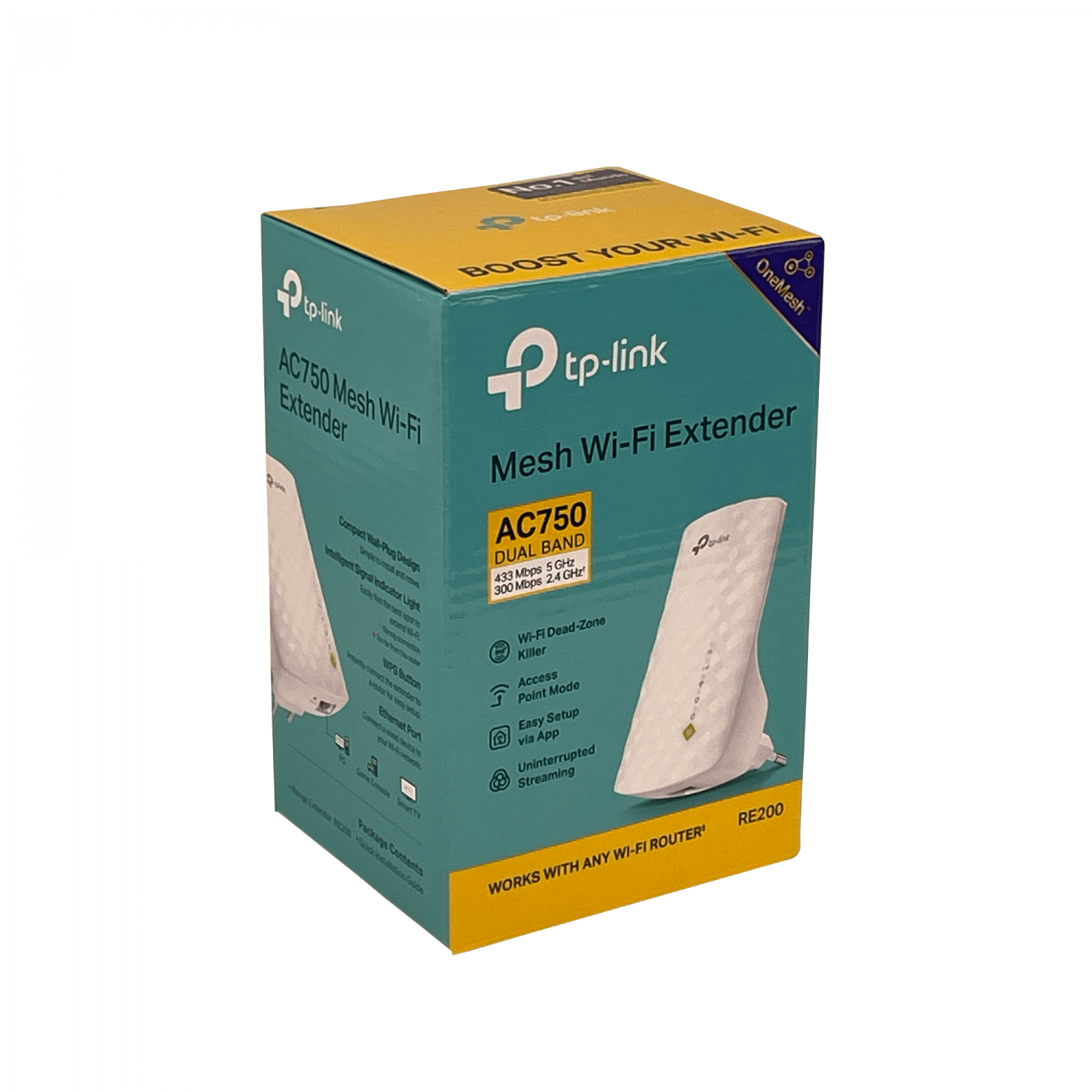 TP-LINK Repetidor AC750 5Ghz+2,4Ghz 433+300mbps 1-100 3-Antenas-intern - Imagen 6