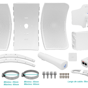UBIQUITI 29dBi 5,15-5,95GHz BT2,4GHz 35km 1-1000 inc24V 25dBm 10-50MHz