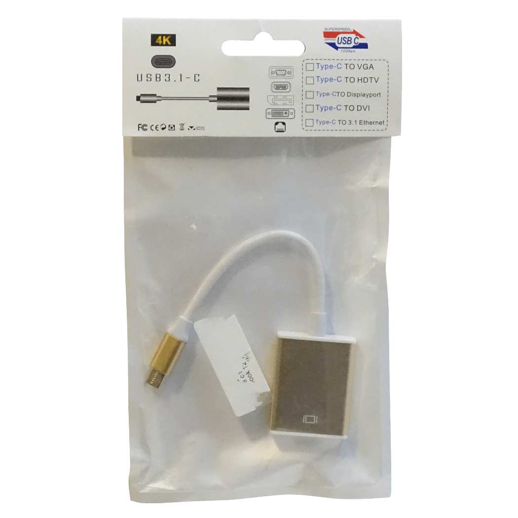 USB-C-M USB3.1 HDMI-H v1.4 1080p Adaptador Cable 12cm solo-PC - Imagen 3