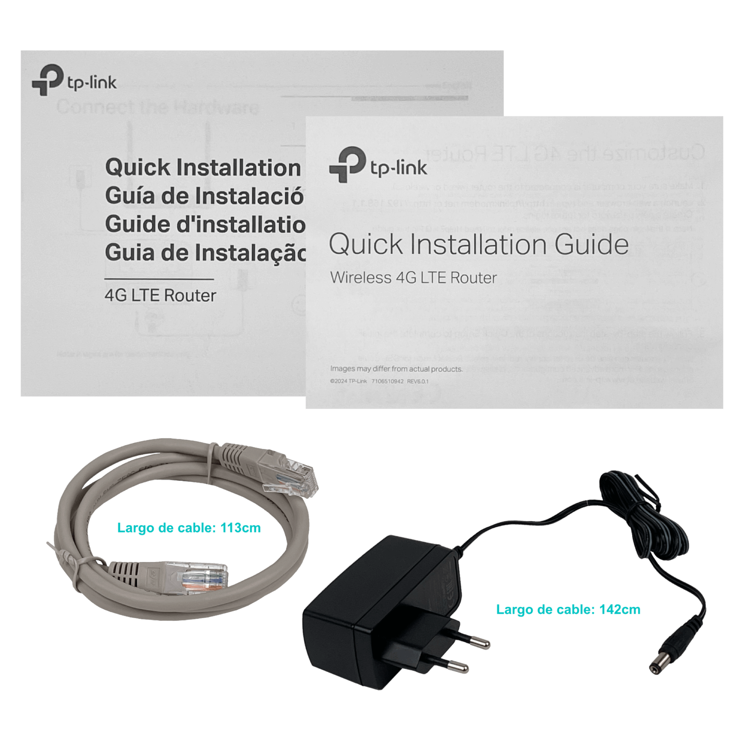TP-LINK 4G/LTE 1-Sim 1-WAN 3-100 Router 2-.SMA WiFi-intern 2,4/5 AC750 - Imagen 7