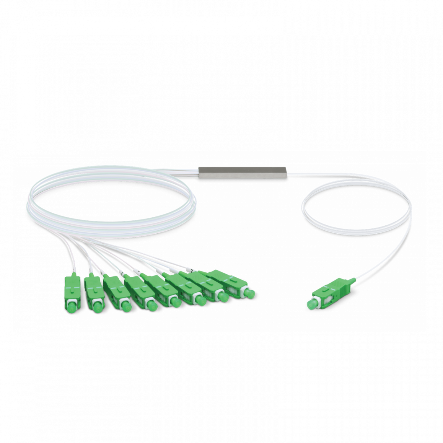 UBIQUITI 1x8 SC/APC Divisor PLC p/GPON 3mt 150+150cm 0,9mm 1260-1650nm - Imagen 3