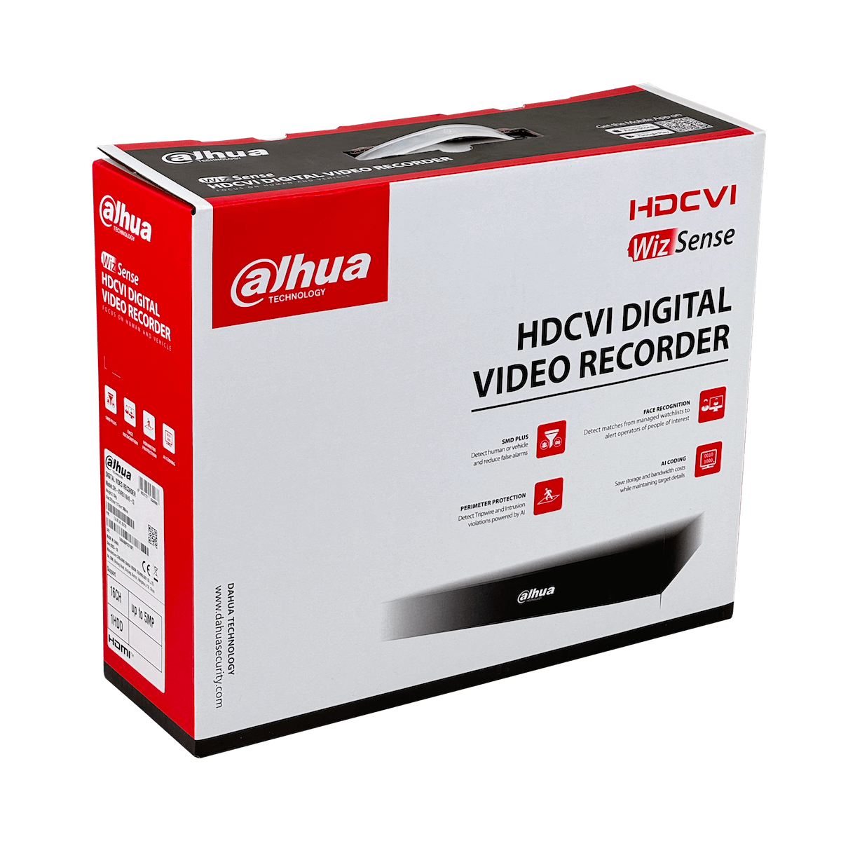 DAHUA XVR 16-BNC 5MP 1xSATA16TB LAN HDMI VGA USB RS485 Alarma WizSense - Imagen 2
