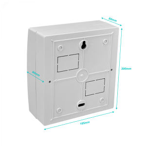 LEXO Tablero Sobreponer LSZH 8 Modulos Riel Din IP41 IK08 5399108