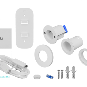 UBIQUITI Kit 1-Camara 4MP-360º 2160x2160 + Hub 1-1000 req-PoE-af + PFM
