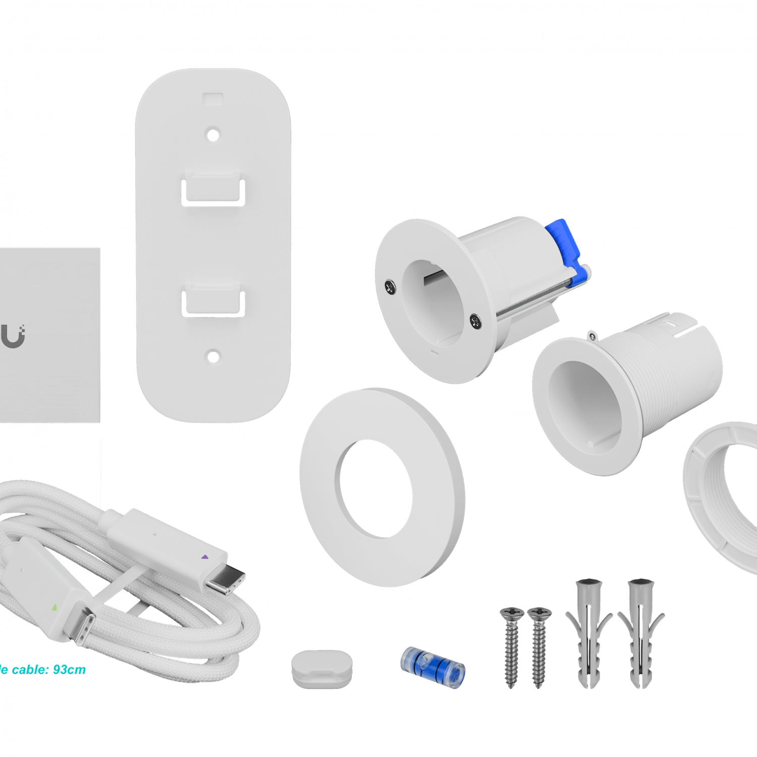 UBIQUITI Kit 1-Camara 4MP-360º 2160x2160 + Hub 1-1000 req-PoE-af + PFM