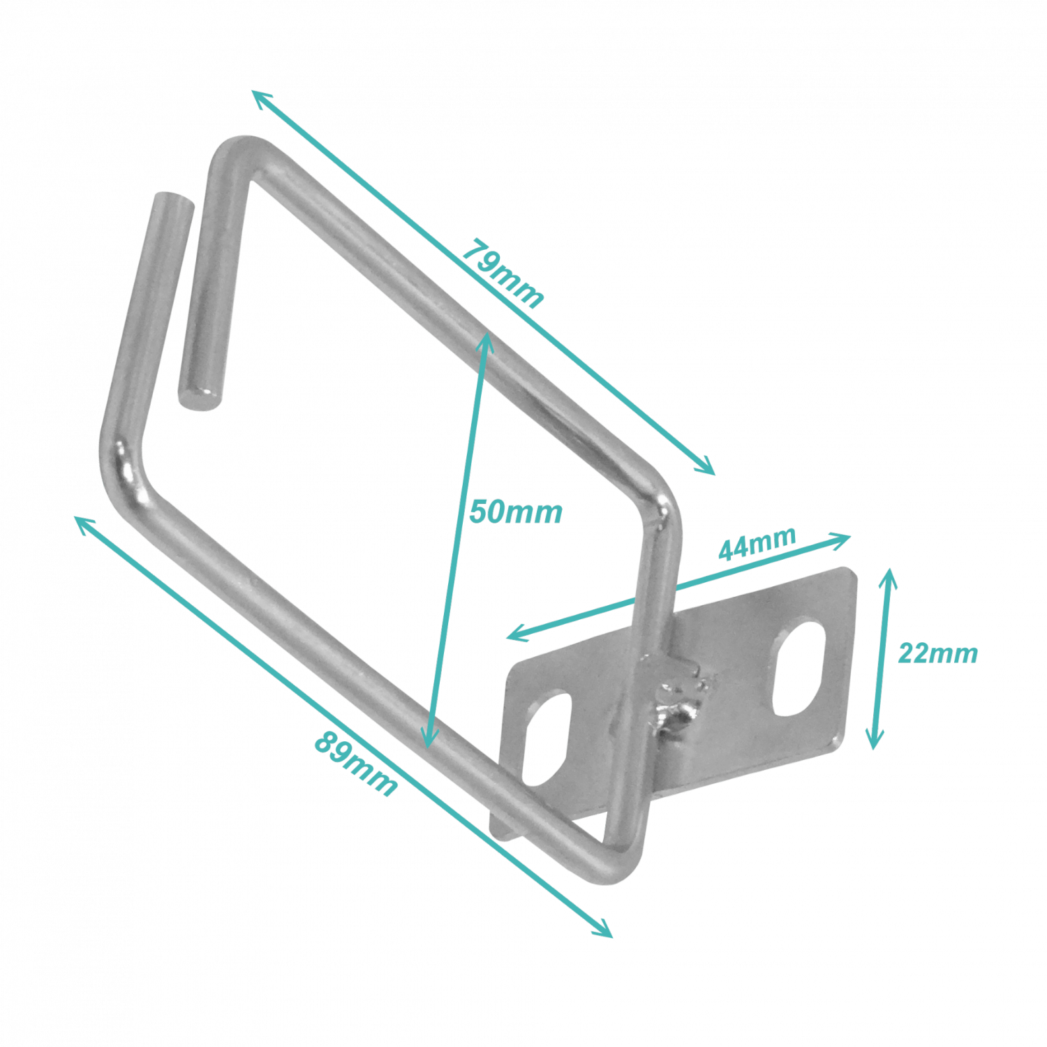 LINKMADE GANCHO RACK ORDENADOR METAL CROMADO