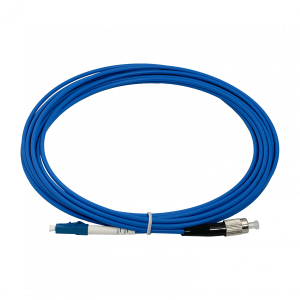 LSZH Blindado 5mt LC-FC SM Simplex Jumper Cable Fibra 3.0mm 9/125um