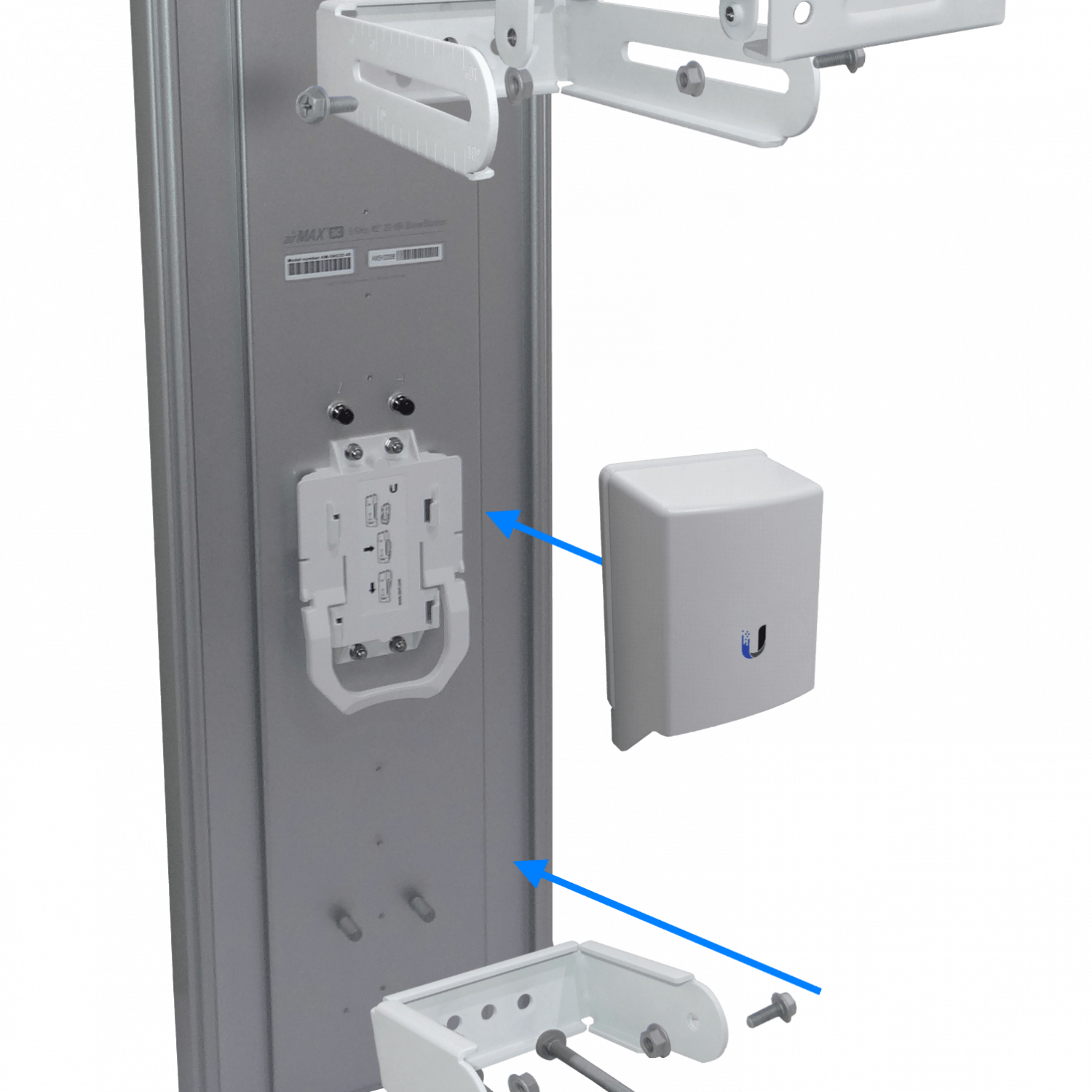 UBIQUITI 22dBi 45º 5GHz Antena Sectorial 2-RPSMA-M/H - Imagen 2