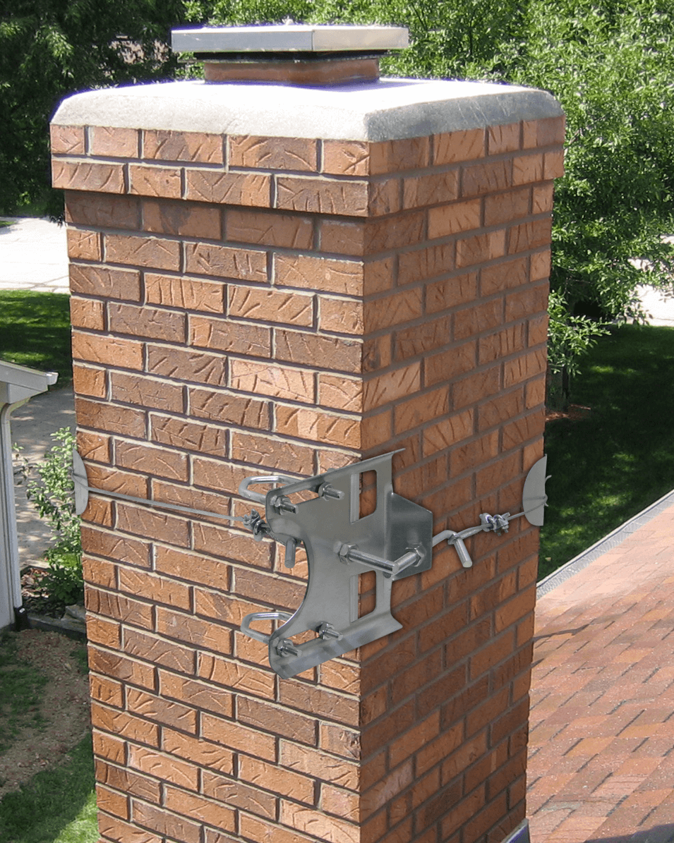 Kit Soporte para Chimenea Hasta 1-1/2-pulgadas Galvanizado - Imagen 3