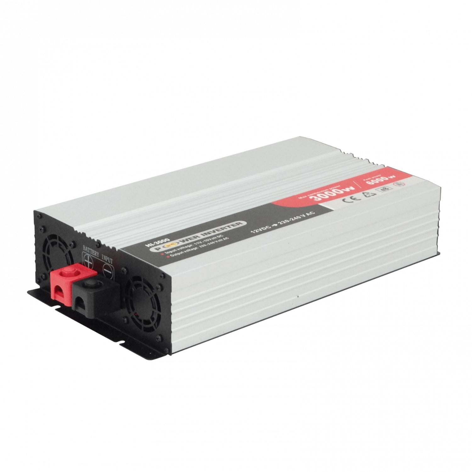 3000W 11-15V/12VDC-in 220V-out inversor 2-Multinorma c/Vents HI-3000 - Imagen 7