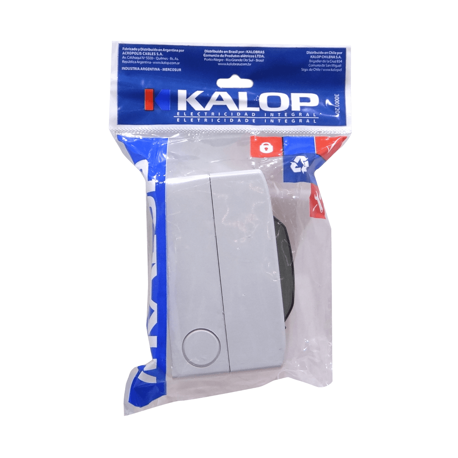 KALOP c/Tapa 18mm-Ancho 46mm-Alto Caja Plastica p/Automaticos Riel Din - Imagen 3