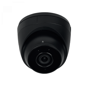 UI Negra req-PoE MiniDomo V55º 1-100 2K IK04 IP66 CamaraIP IR Mic/Spk