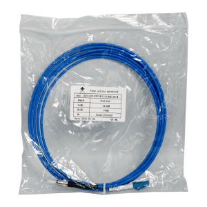 LSZH Blindado 3mt LC-ST Mono SM Simplex Jumper Cable Fibra 3.0mm 9/125