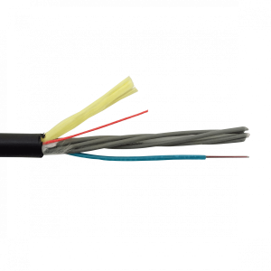 SM 12-Fibras-G652D vano-50m ADSS 10mm Cable Ext-PE Monomodo 1-minitubo