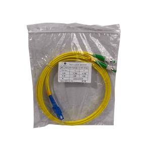 2mt SC/UPC-FC/APC MonoModo SM Duplex Jumper Cable Fibra 9/125um 3mm