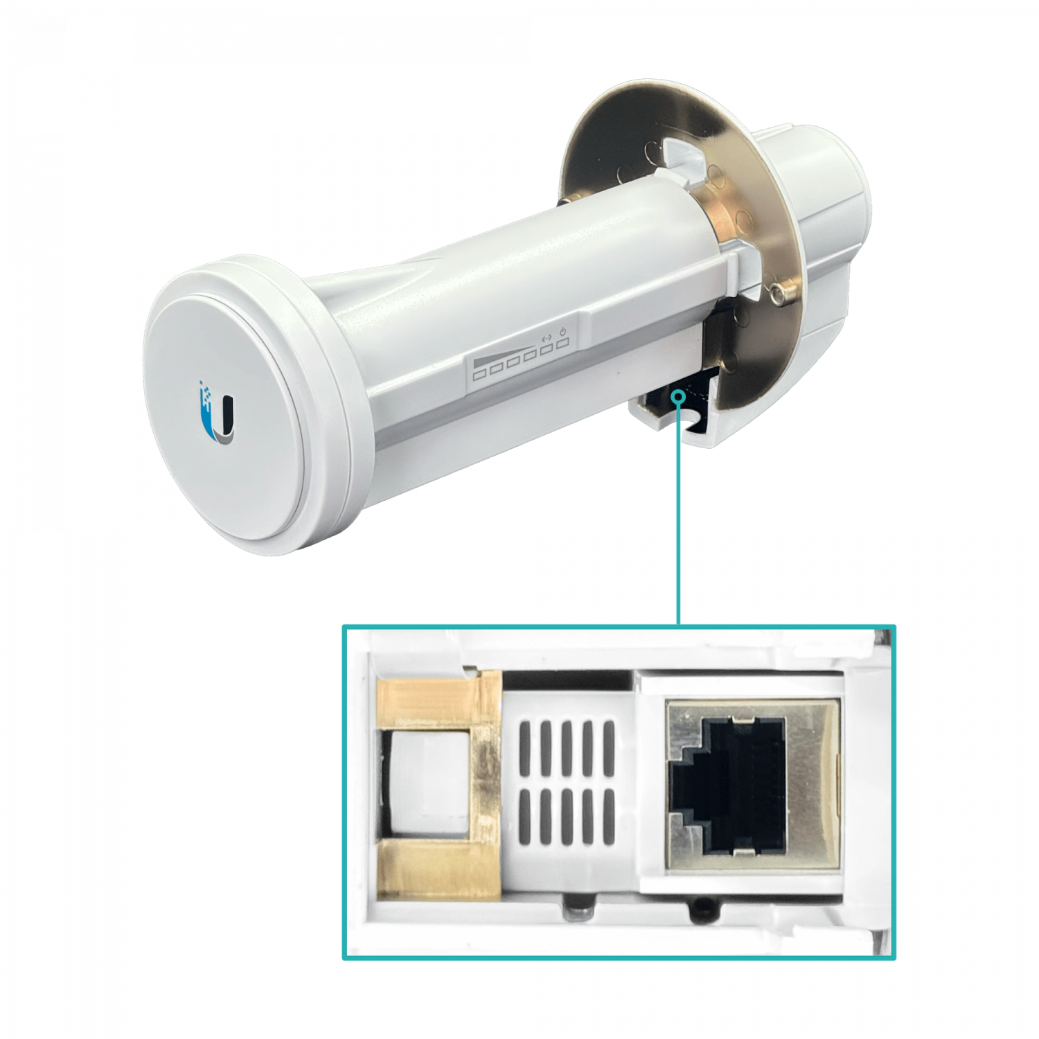 UBIQUITI s/Radome 420mm 25dBi PowerBeamAC 1-1000 Inc-PoE-24V - Imagen 2
