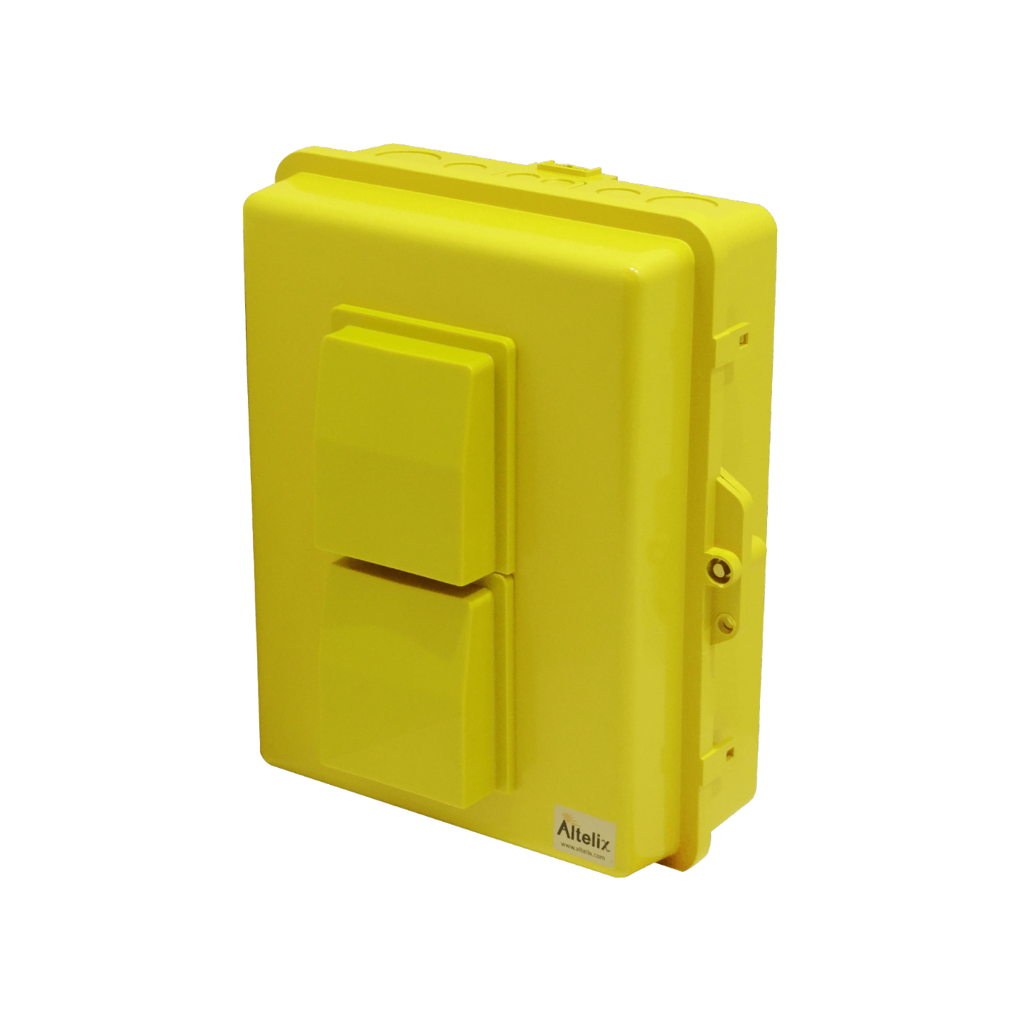 ALTELIX Ventilada Amarilla 355x280x127mm IP55 Caja Exteri NEMA3 PC+ABS - Imagen 7