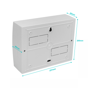 LEXO Tablero Sobreponer LSZH 12 Modulos Riel Din IP41 IK08 5399112