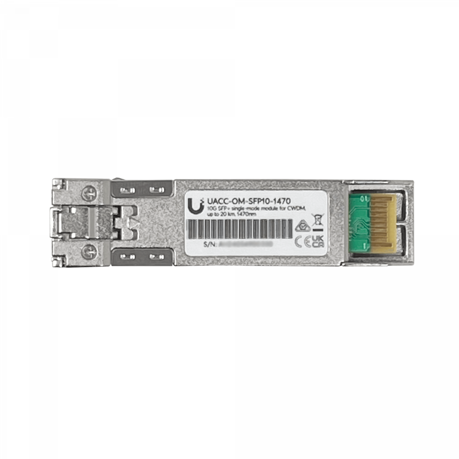 UBIQUITI 1470nm SM 2-LC SFP+ 20km 10Gbps MonoModo UACC-OM-SFP10-1470 - Imagen 4