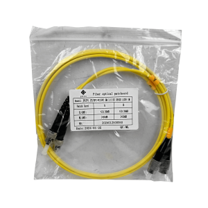 1mt ST-FC MonoModo SM Duplex Jumper Cable Fibra 3.0mm 9/125um LSZH
