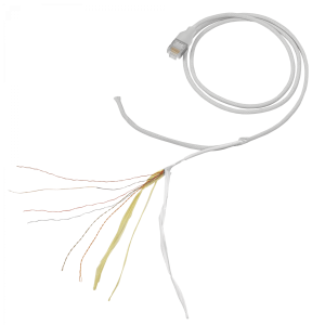 UI 8mt Cable Etherlighting Blanco Cat6a UACC-CABLE-PATCH-EL-C6A-8M-W