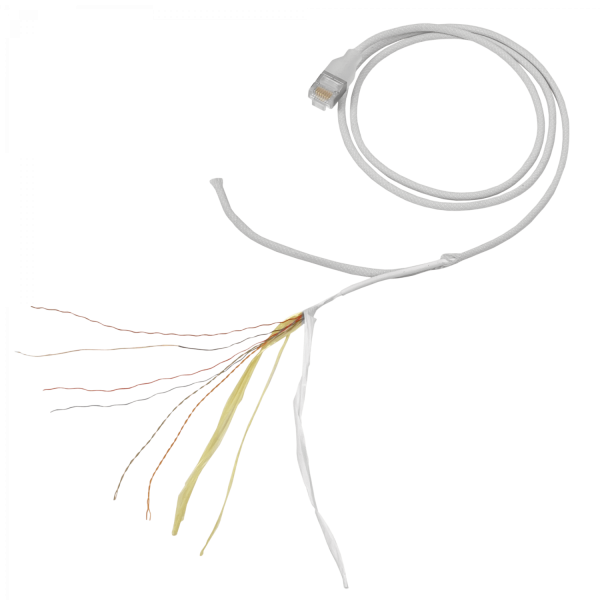 UI 8mt Cable Etherlighting Blanco Cat6a UACC-CABLE-PATCH-EL-C6A-8M-W
