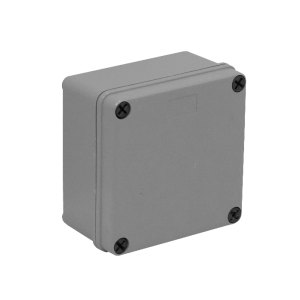 LINKCHIP 110x110x60mm Caja Estanca Gris PS 4-Tornillos-PS s/conos