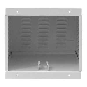 Gabinete 23x17x26cm Metalico Para Sirena 30W Ranurado Tamper