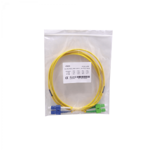 2mt SC/APC-SC/UPC MonoModo SM Duplex Jumper Cable Fibra 3mm