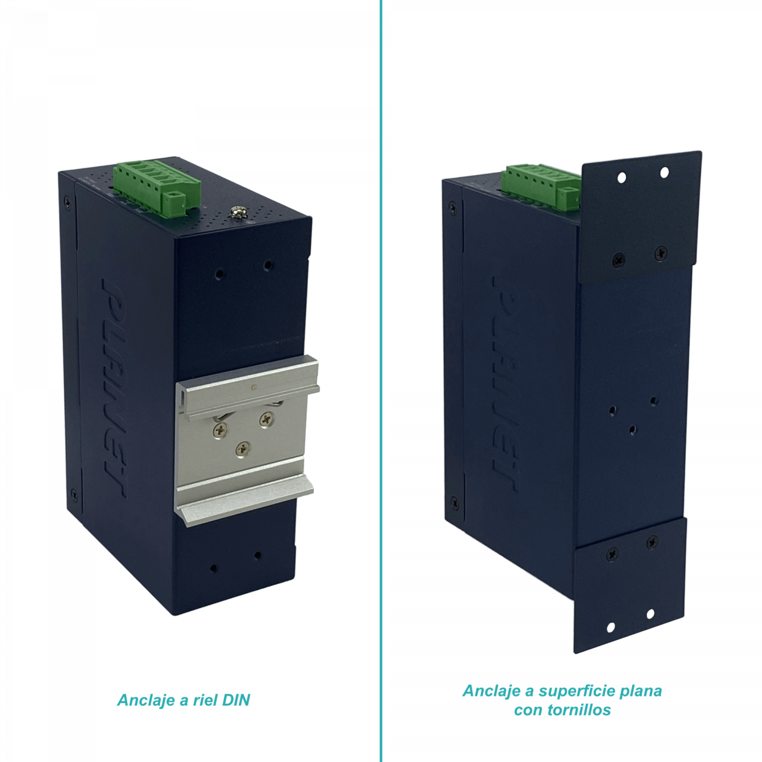 PLANET Switch 5-1000 4-PoE+120W-tot RielDIN industrial 50mm req/12-56V - Imagen 6