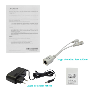 MIKROTIK CAT6 8dBi 300/50Mbps LTE 1-Sim 66º L3 1-100 inc24V