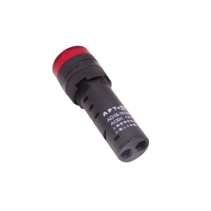 Rojo Buzzer Luz Piloto LED 12VDC/AC 15mm-diam 19mm-cabeza 55mm-altura