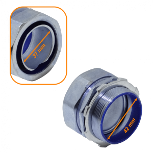 Metalico 50mm 2-Pulg Prensa Estopa para Flexible Aislacion IP65