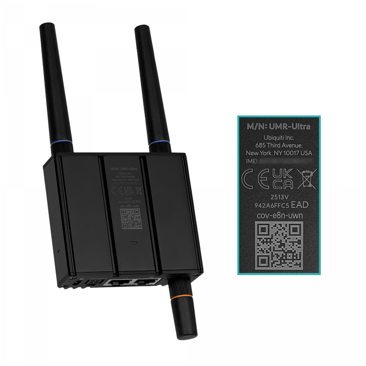 UI LTE/3G 2-1000 SIM 4pin-ATX/9-30V inc-Antenas RPSMA Req-5V USB-C