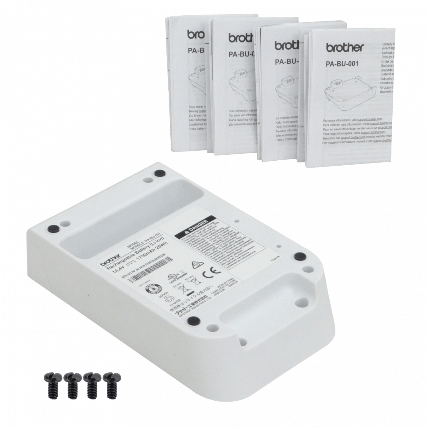 BROTHER 14,4V 1750mAh 26Wh Bateria Litio p/QL-810W QL-820NWB Li-ion22 - Imagen 2