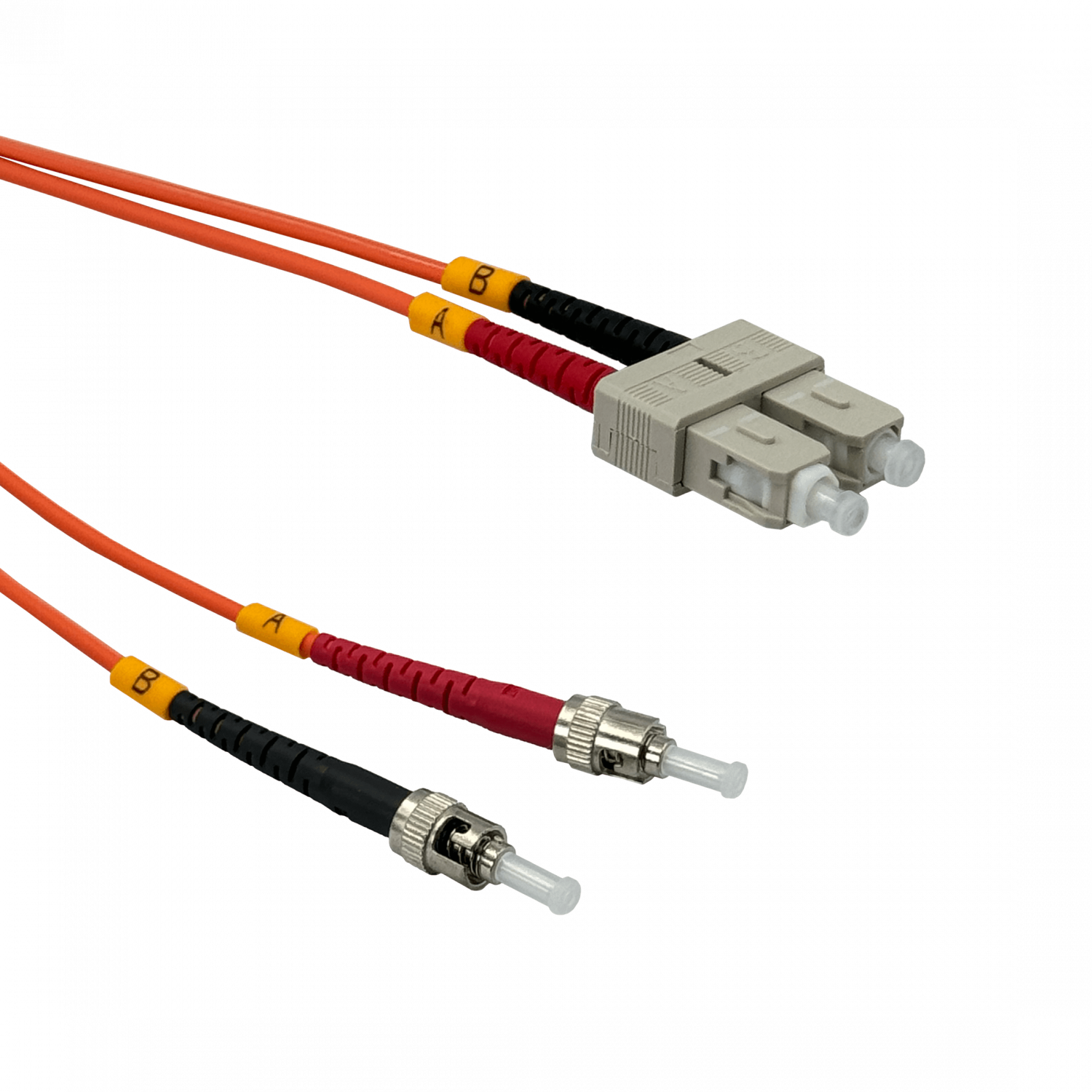 5mt ST-SC OM1 MultiModo MM Duplex Jumper Fibra 62.5/125um LSZH - Imagen 2