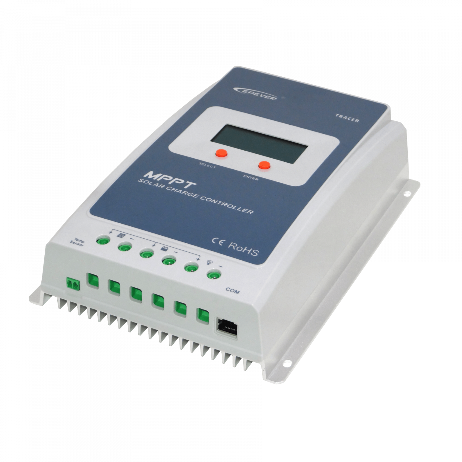 EPEVER 10A FV-100V IP30 1-RJ45-COM Regulador Carga 12V/24V MPPT Solar - Imagen 2